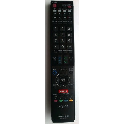 CONTROL REMOTO PARA TV 3D / SHARP GB005WJSA MODELO LC-60C7450